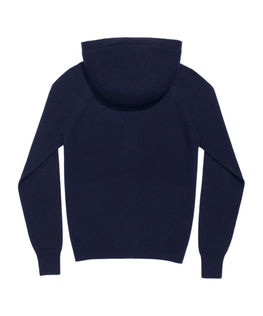 Loro Piana Zipped Knitted Hoodie