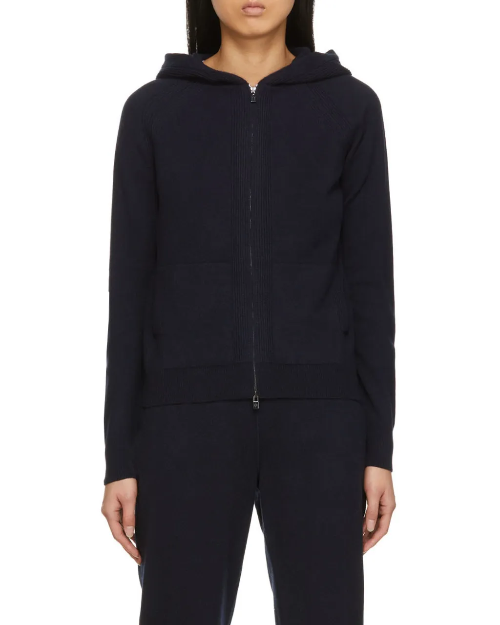 Loro Piana Zipped Knitted Hoodie