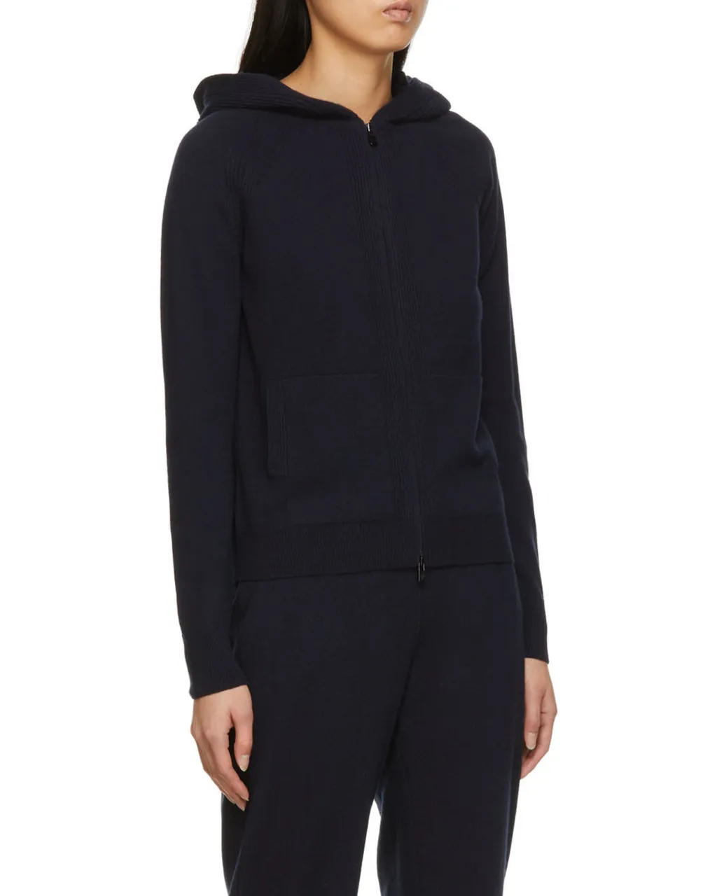 Loro Piana Zipped Knitted Hoodie