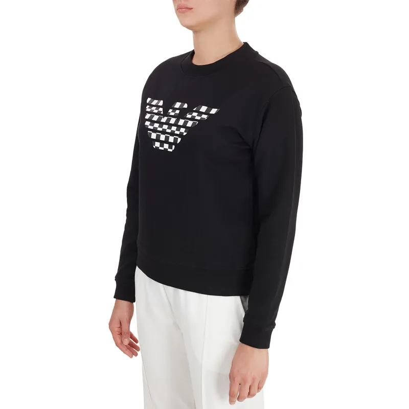 Checkerboard Logo Sweatshirt
