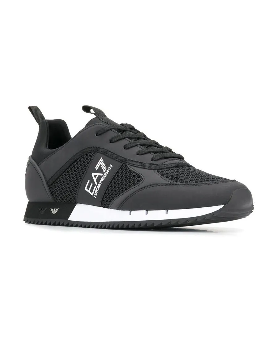 Ea7 Emporio Armani Side-Stripe Lace-Up Sneakers