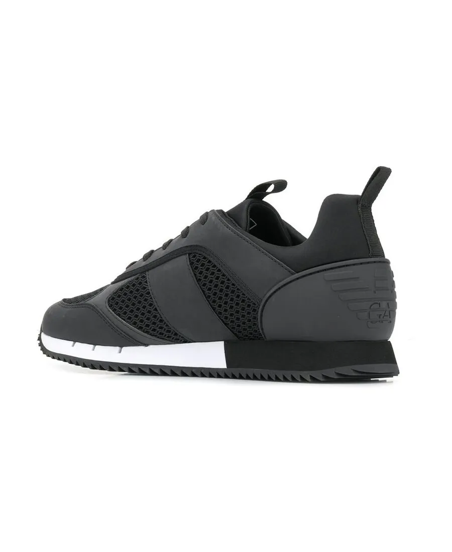 Ea7 Emporio Armani Side-Stripe Lace-Up Sneakers