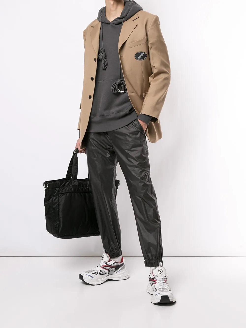 Logo Patch Suit Jacket
