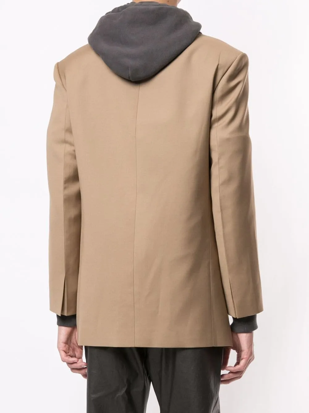 Logo Patch Suit Jacket
