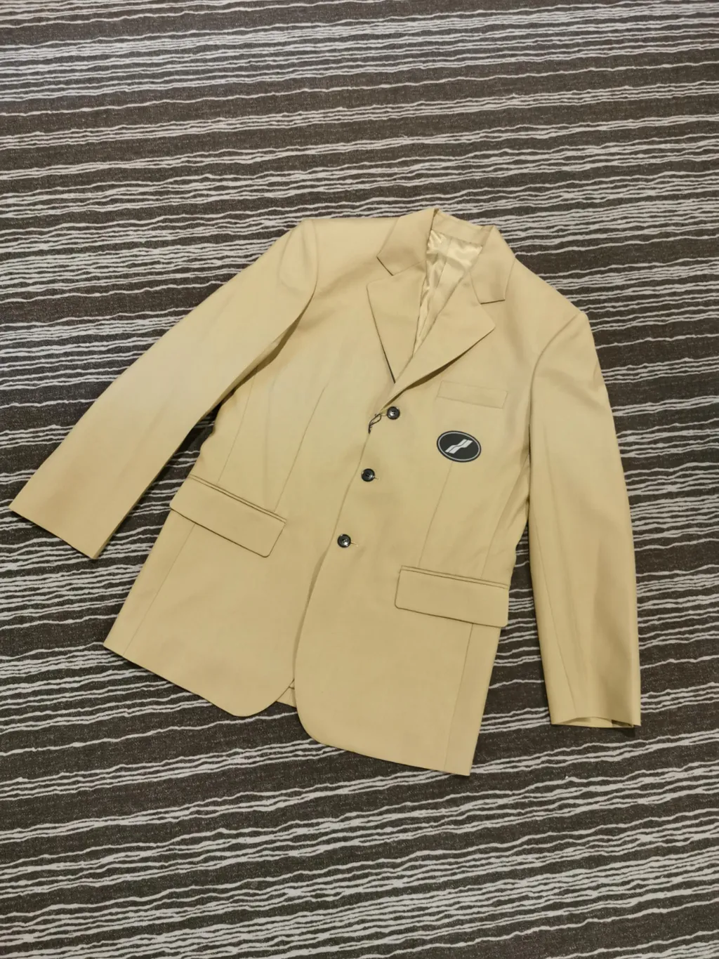 Logo Patch Suit Jacket