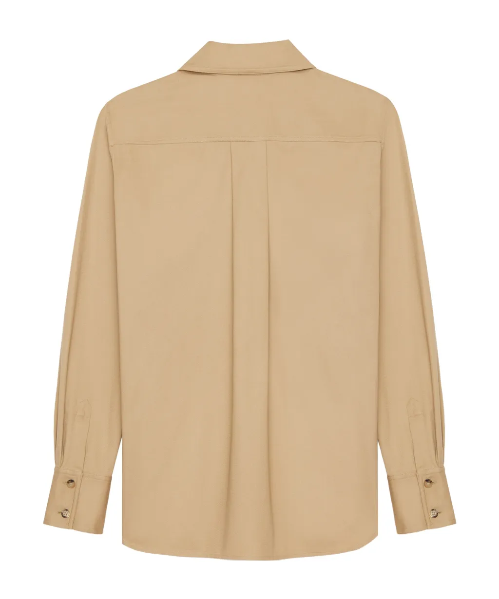 Saint Laurent Oversized Belted Shirt