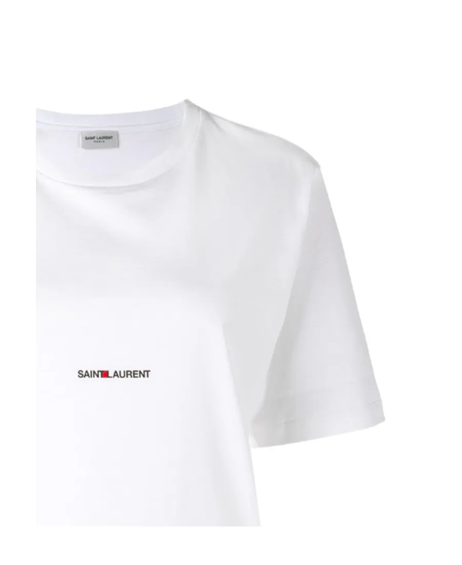 Saint Laurent Logo Print T-Shirt