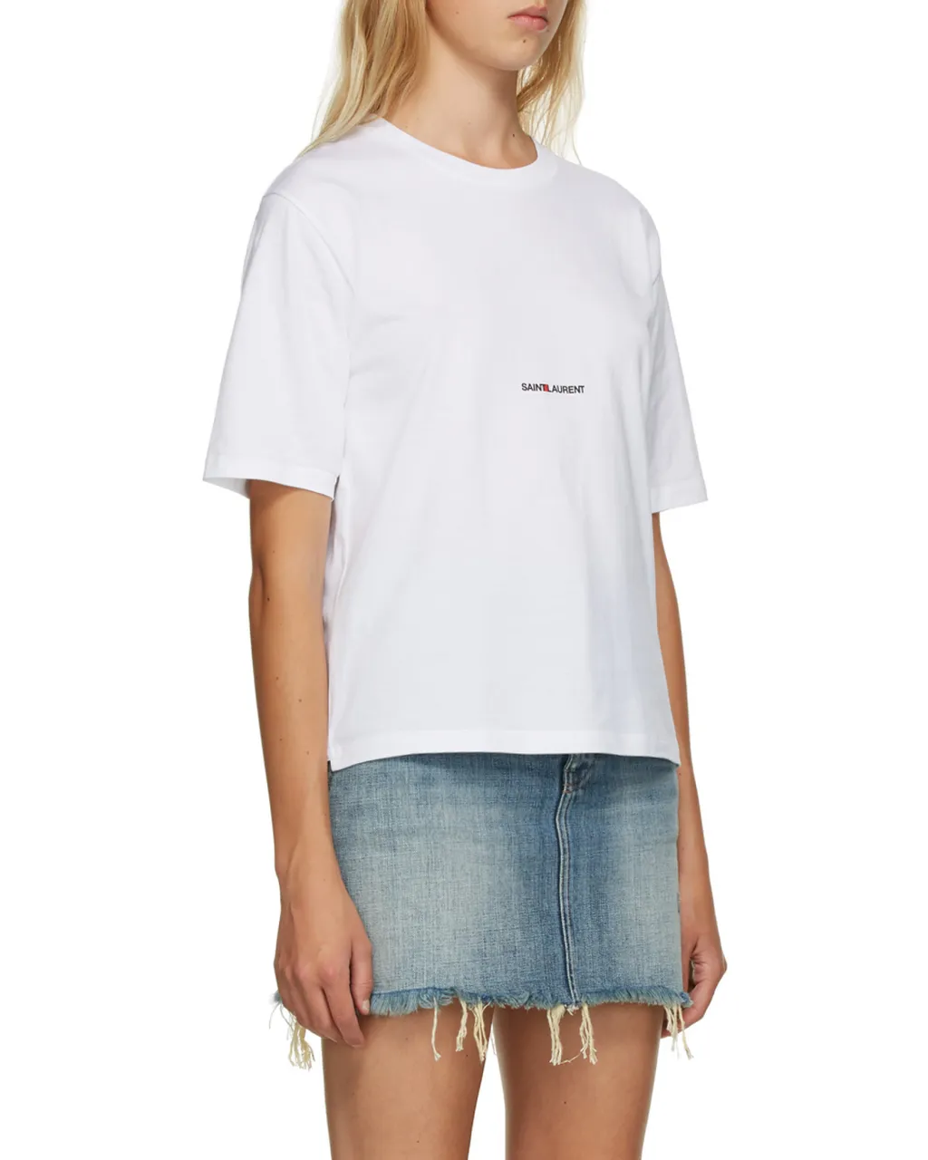 Saint Laurent Logo Print T-Shirt