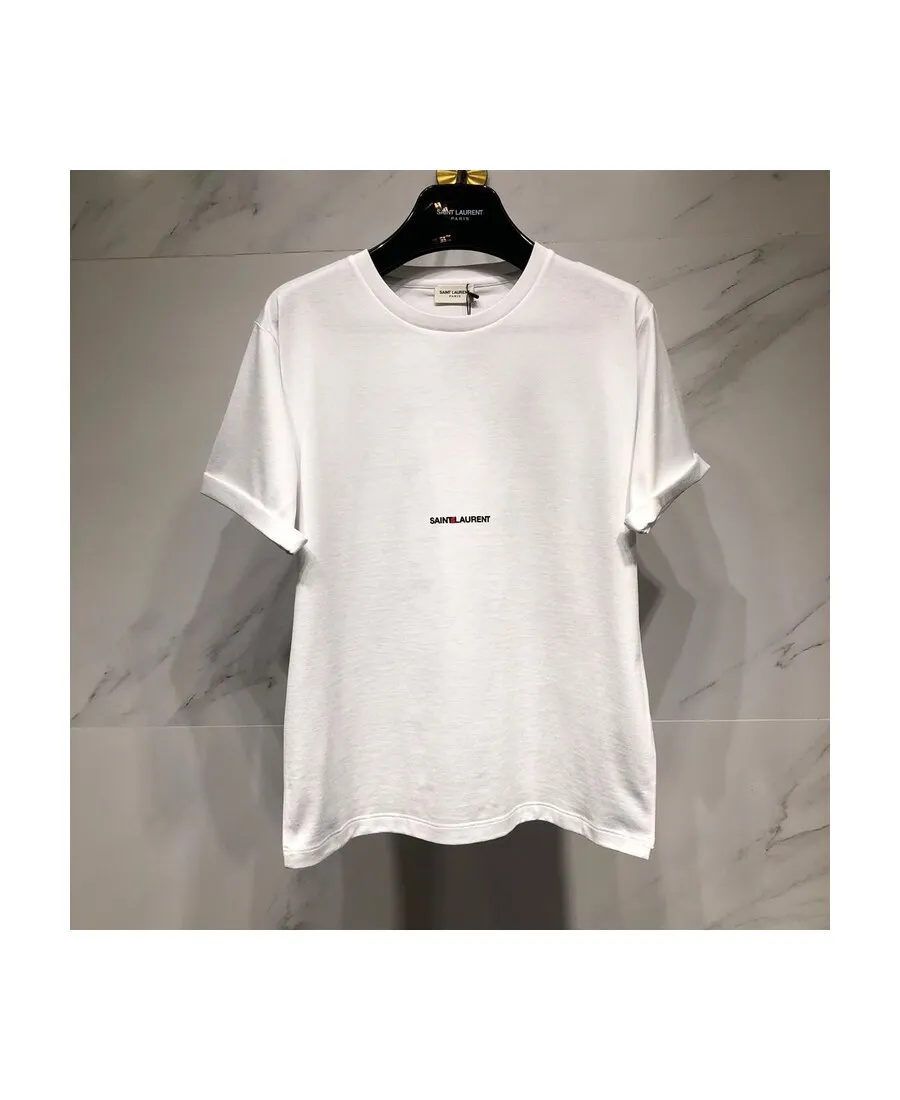 Saint Laurent Logo Print T-Shirt