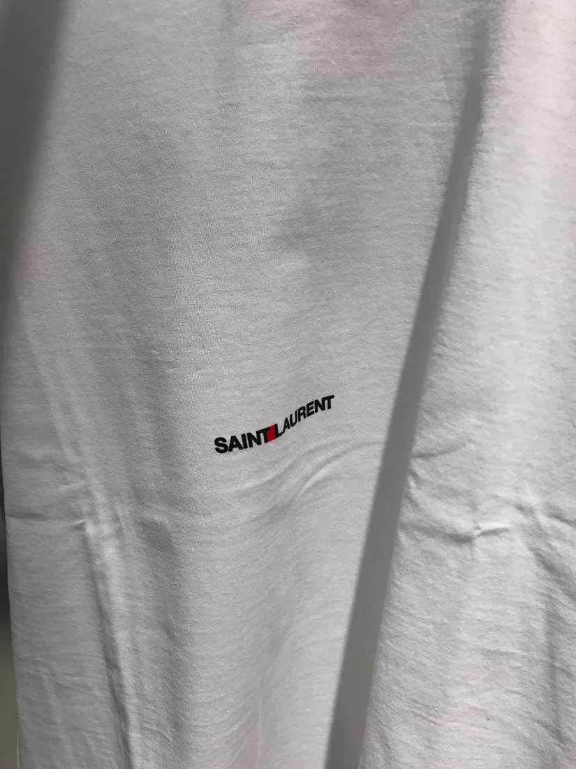 Saint Laurent Logo Print T-Shirt