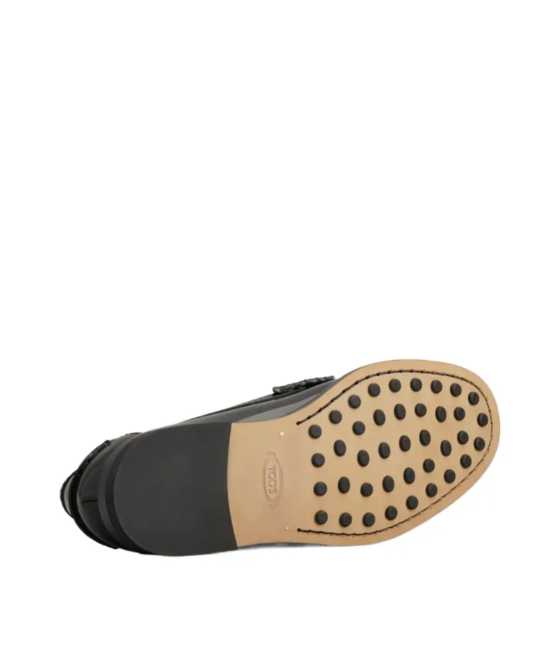Tod's Logo Plaque Slip-On Loafers