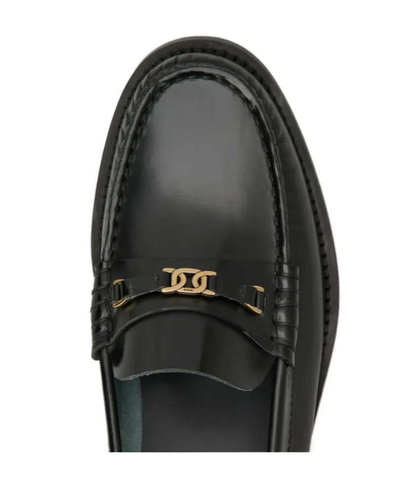 Tod's Logo Plaque Slip-On Loafers