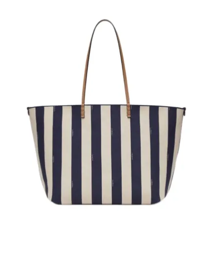 Fendi Large Roll Striped Reversible Tote Bag