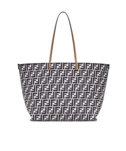Fendi Large Roll Striped Reversible Tote Bag