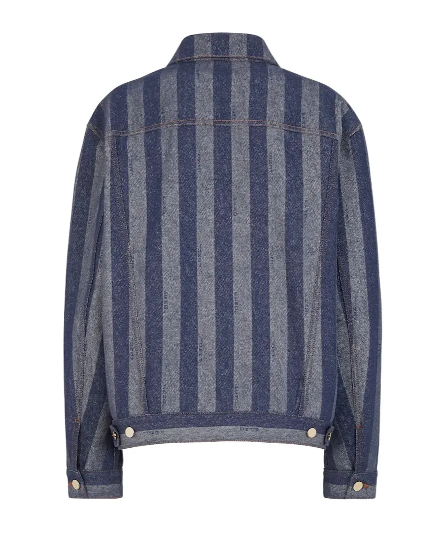 Fendi Striped Button-Up Jacket
