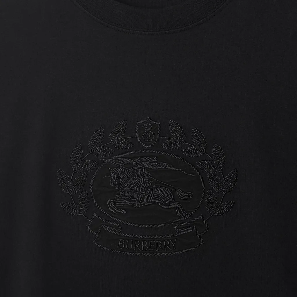 Burberry Ekd-Embroidered Crewneck T-Shirt