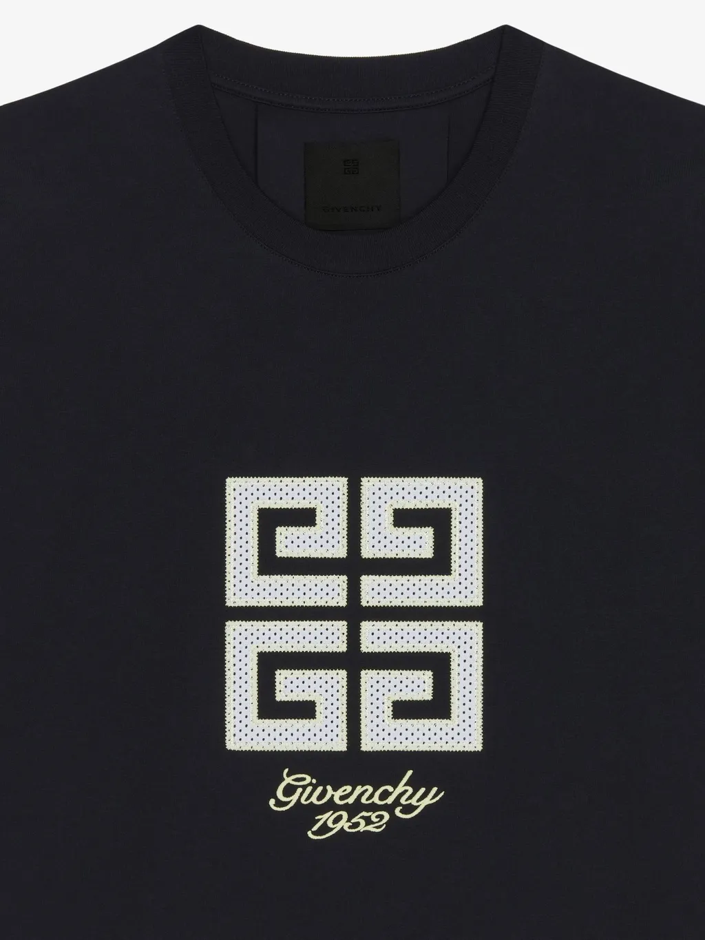 Givenchy 4G Embroidered Crewneck T-Shirt