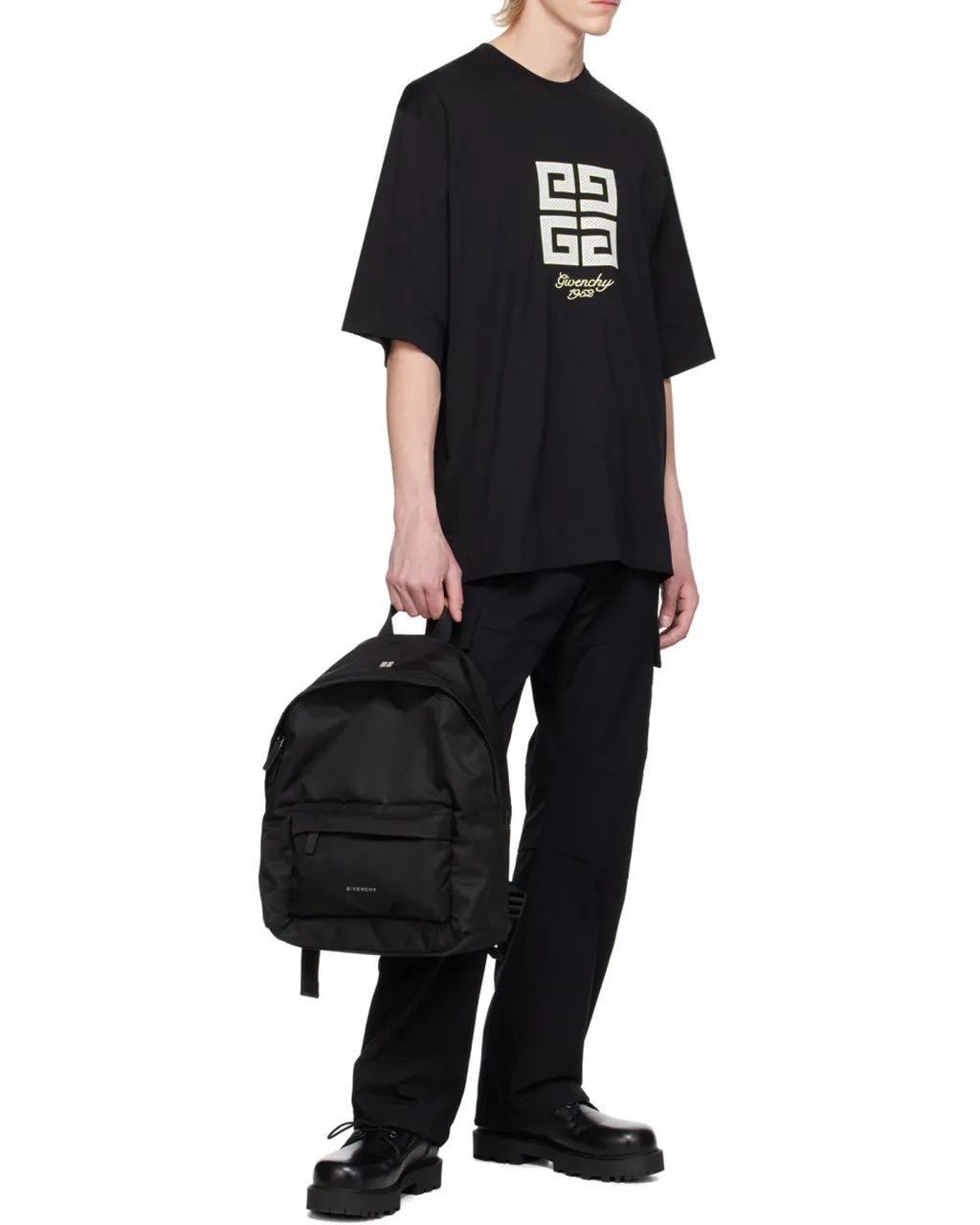Givenchy 4G Embroidered Crewneck T-Shirt