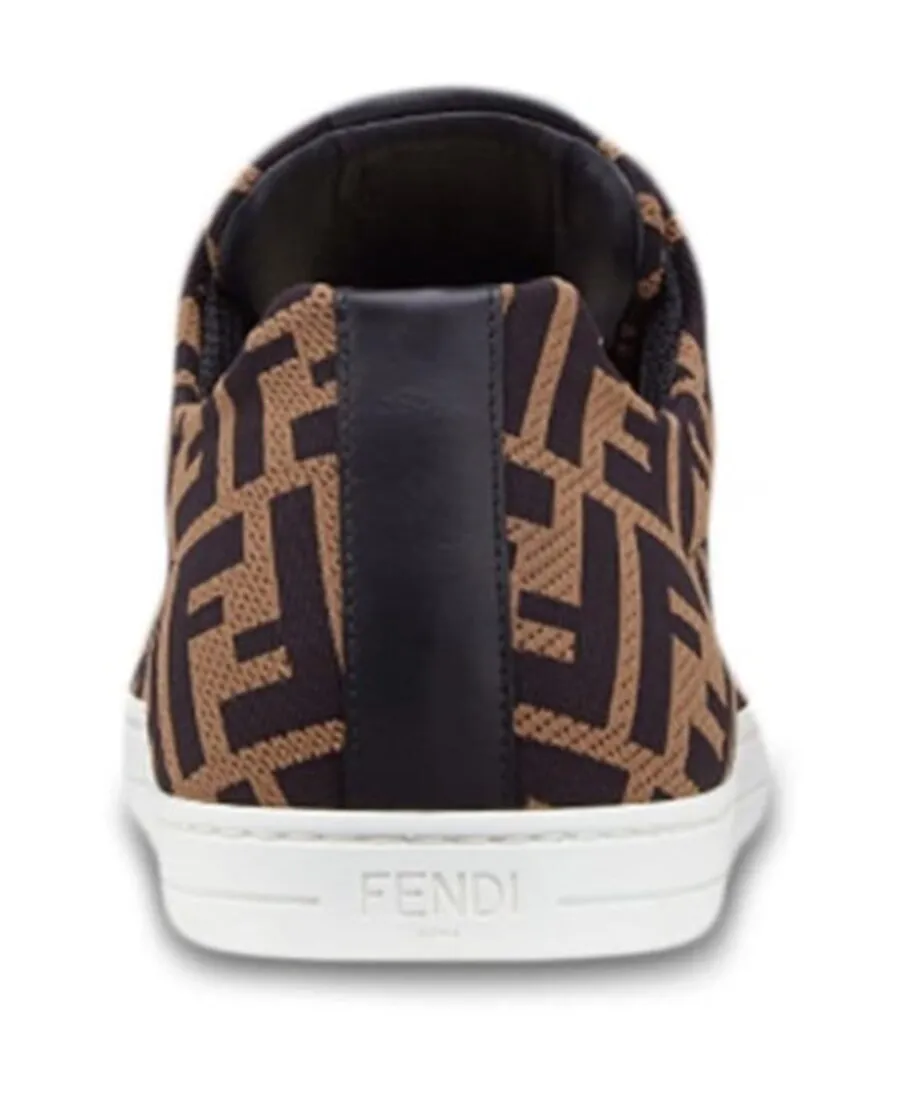 Fendi Ff Logo Low-Top Sneakers