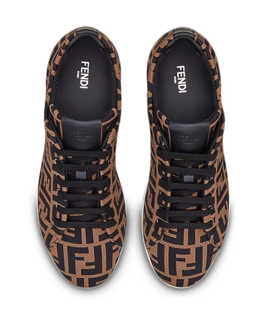 Fendi Ff Logo Low-Top Sneakers