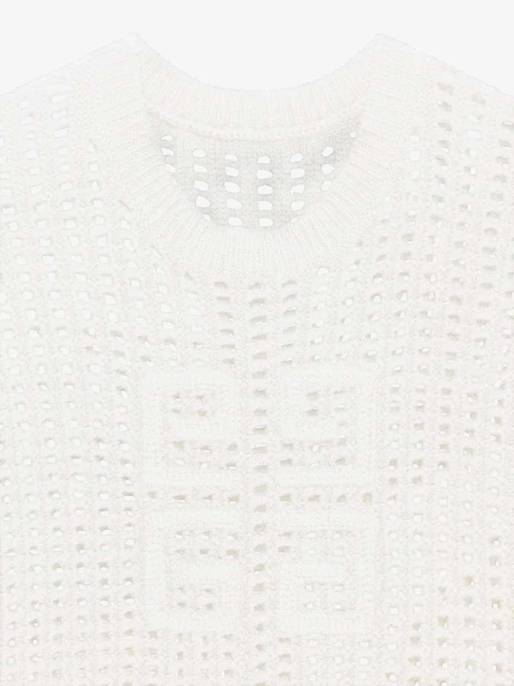 Givenchy 4G Motif Crochet Knit Jumper
