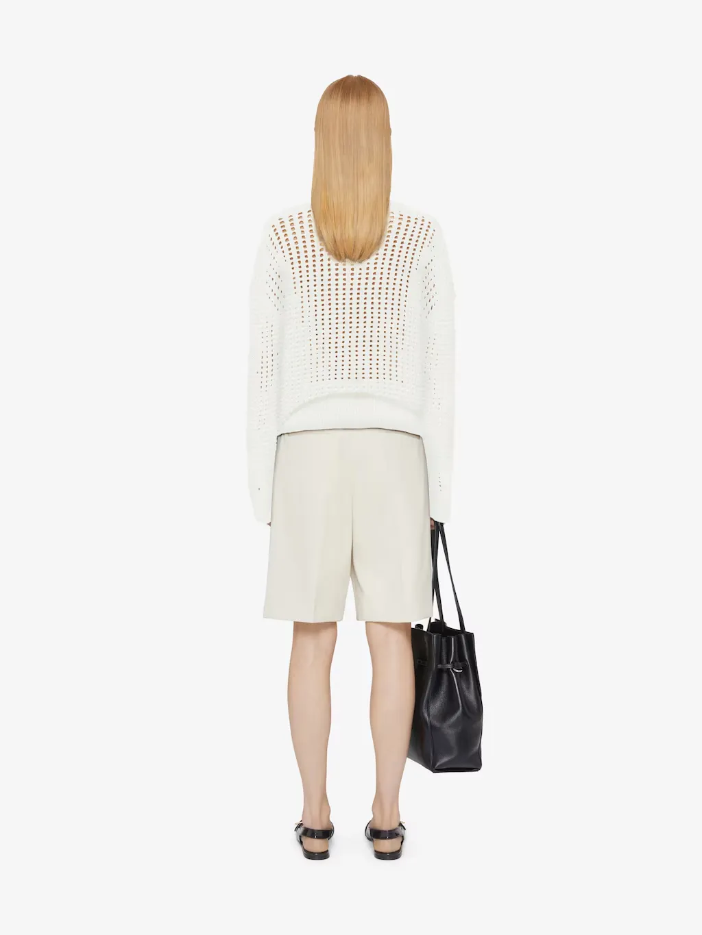 Givenchy 4G Motif Crochet Knit Jumper
