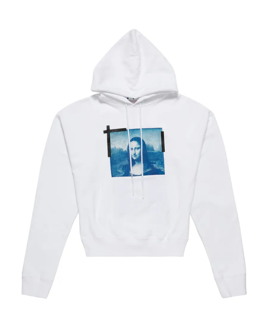 Off-White Monalisa Print Drawstring Hoodie