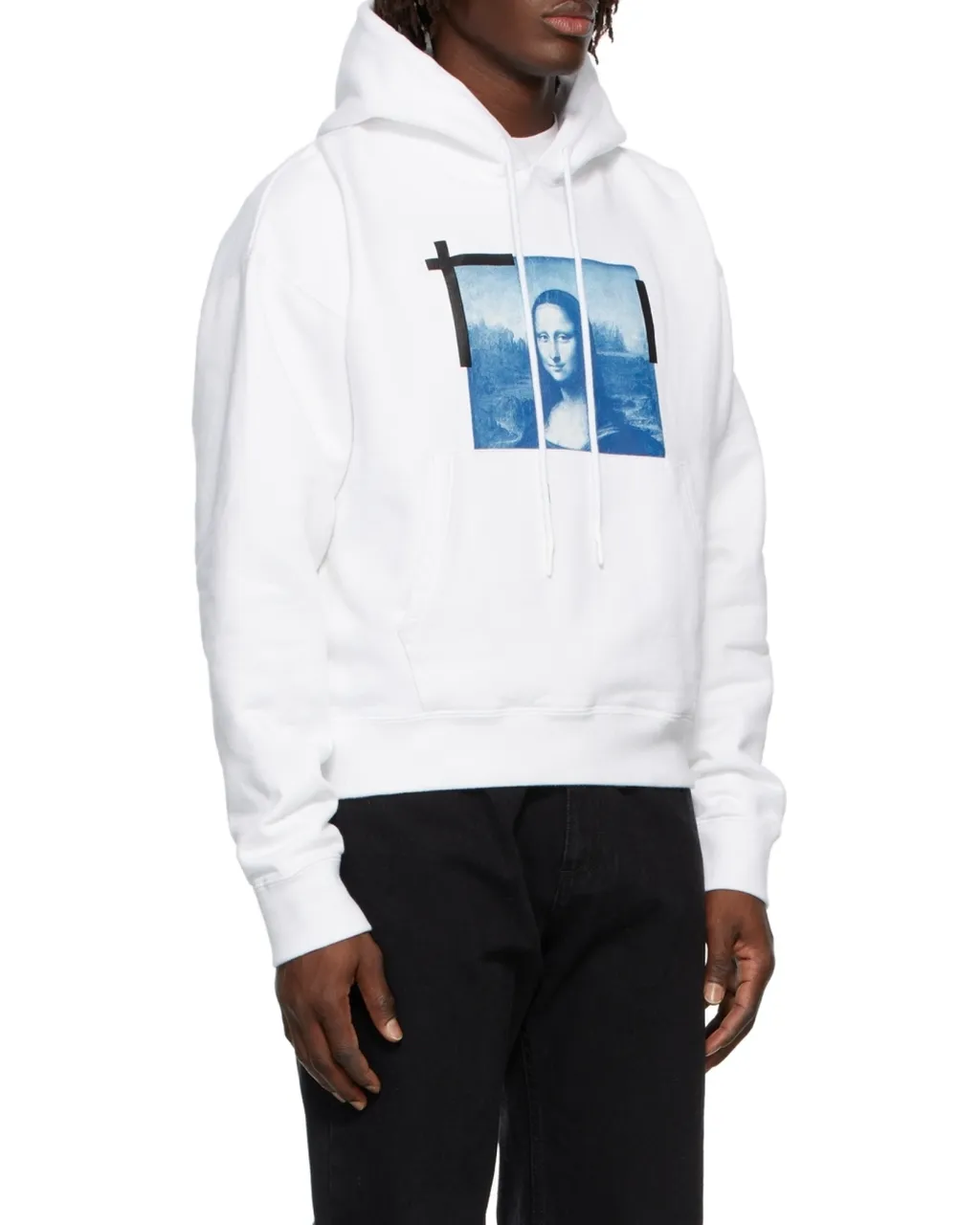 Off-White Monalisa Print Drawstring Hoodie