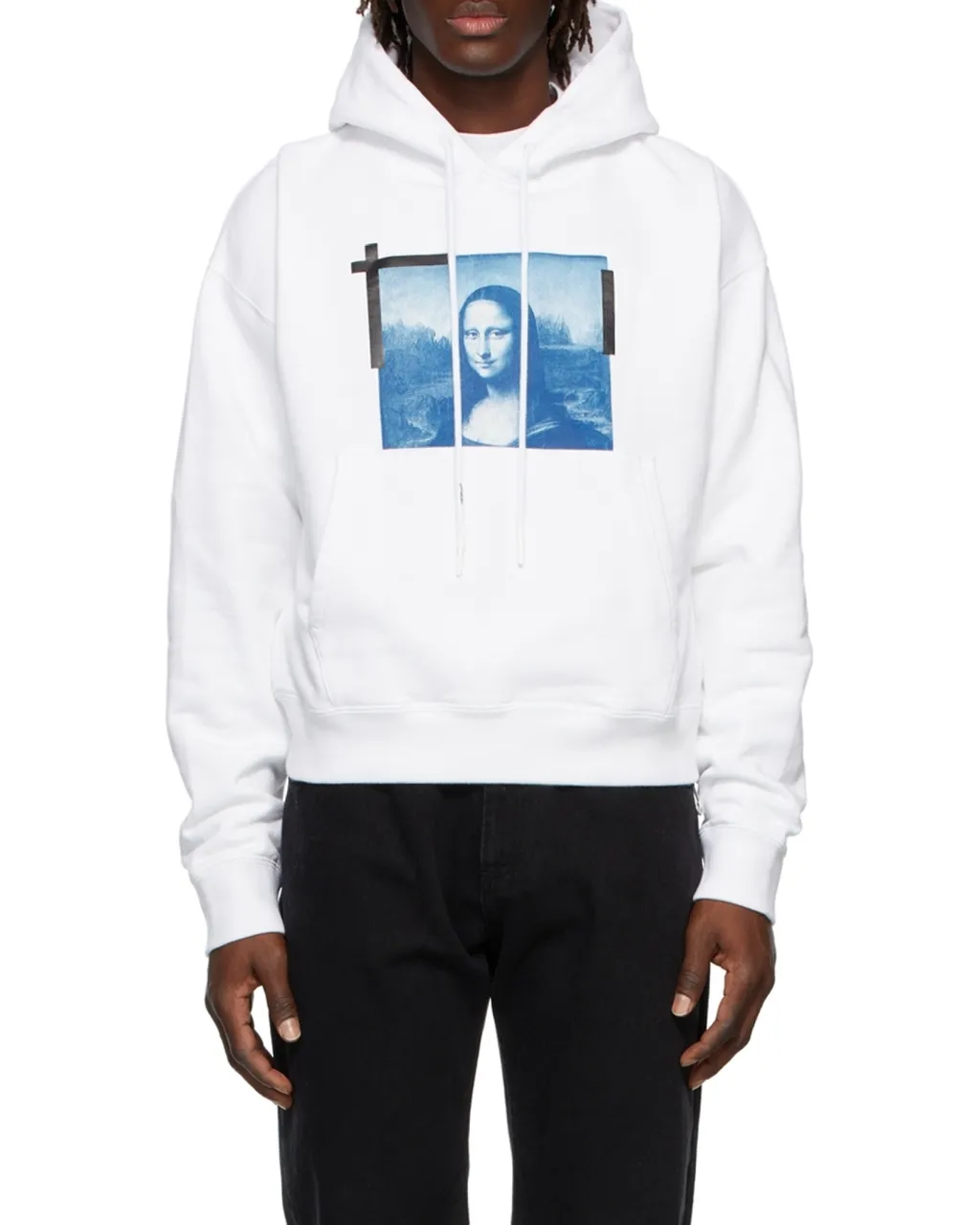 Off-White Monalisa Print Drawstring Hoodie