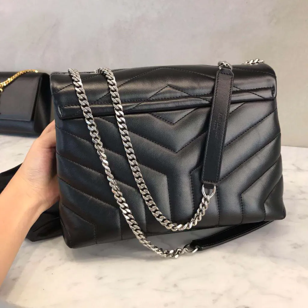Saint Laurent Loulou Quilted Small Shoulder Bag