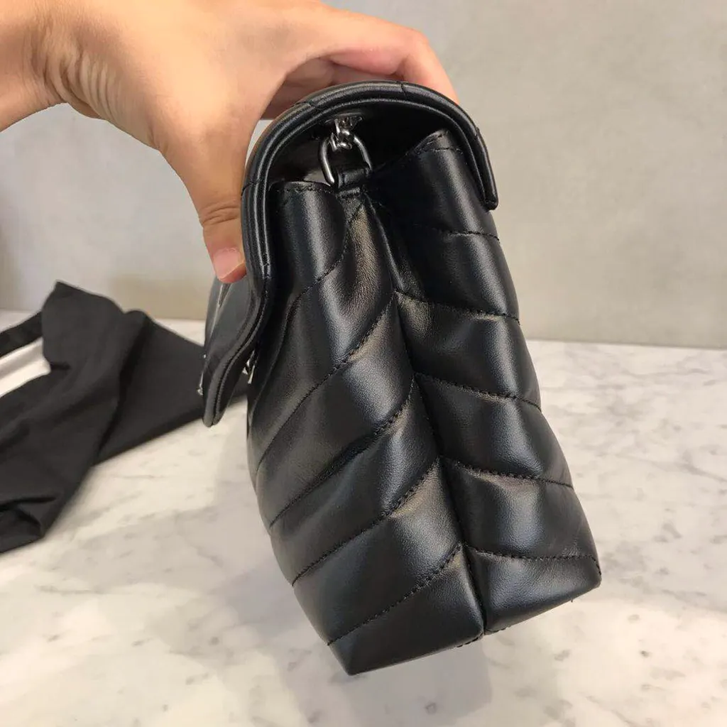 Saint Laurent Loulou Quilted Small Shoulder Bag
