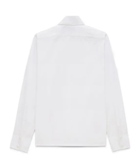 Saint Laurent Cassandre Buttoned Straight Hem Shirt