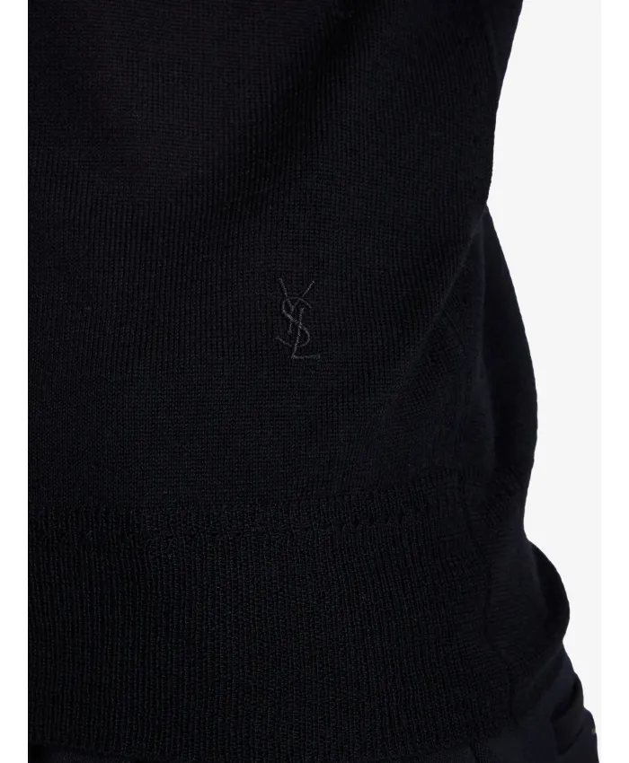 Saint Laurent Cassandre Turtleneck Long-Sleeved Jumper