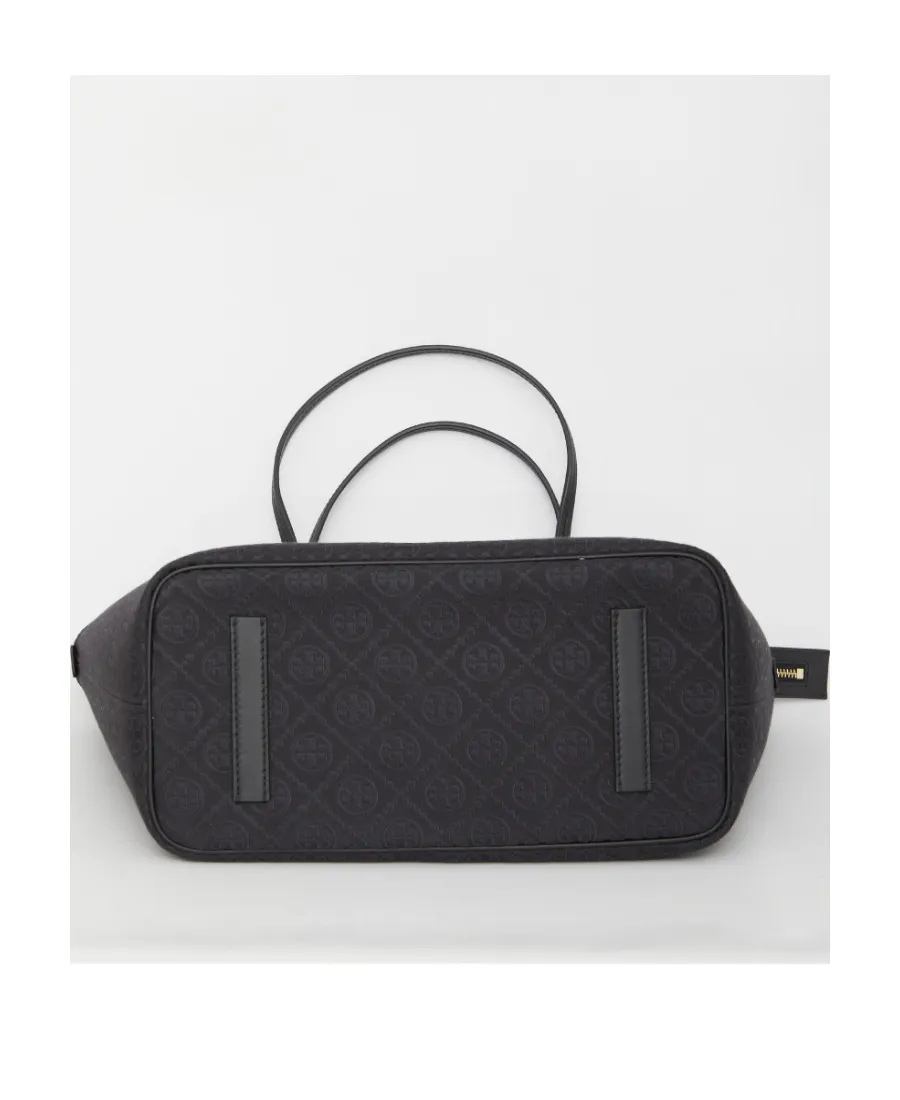 Tory Burch T Monogram Zip-Up Tote Bag