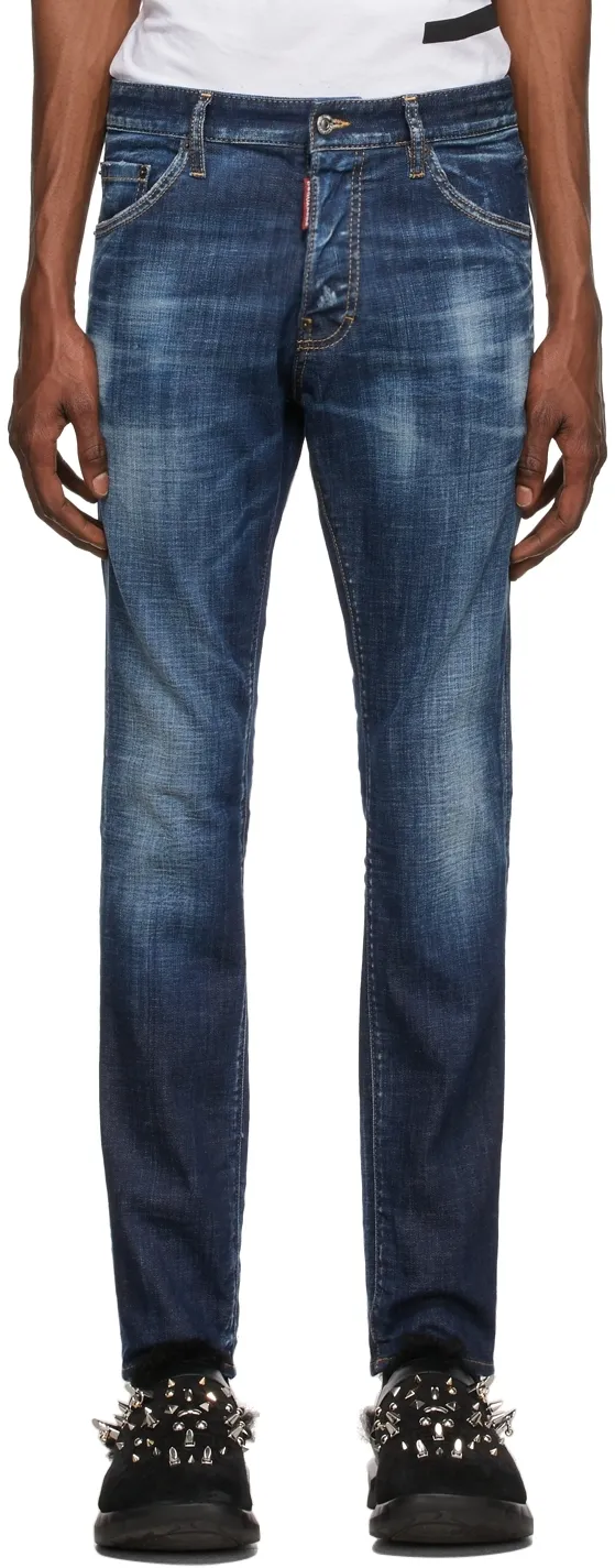 Dsquared2 Faded Effect Skinny Jeans