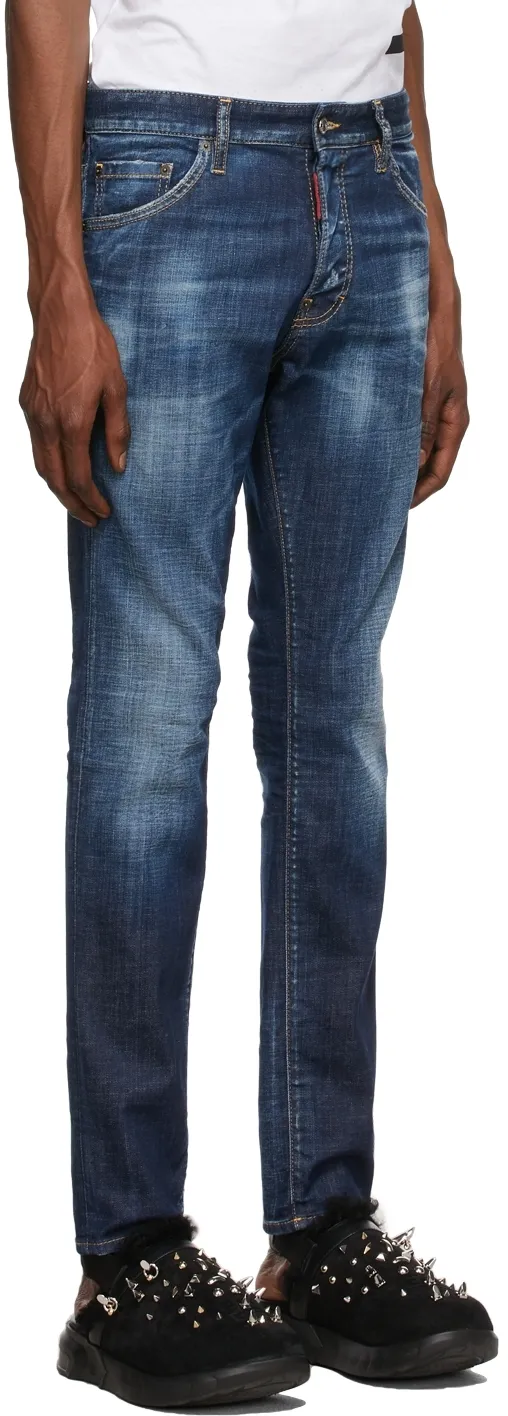 Dsquared2 Faded Effect Skinny Jeans
