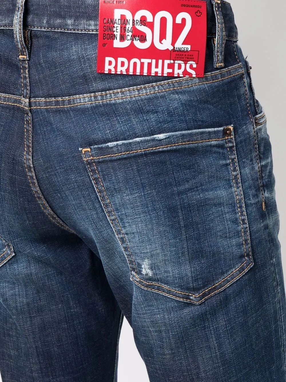 Dsquared2 Faded Effect Skinny Jeans