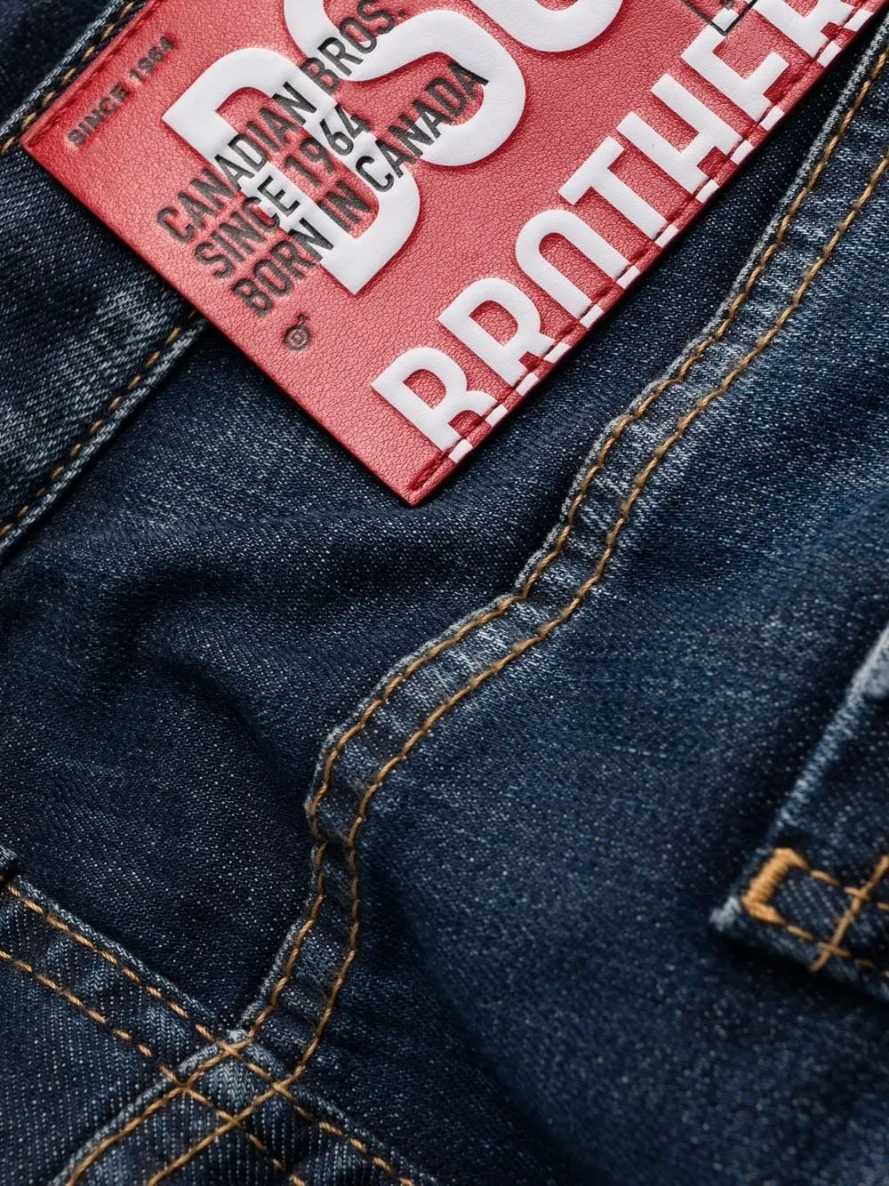 Dsquared2 Faded Effect Skinny Jeans