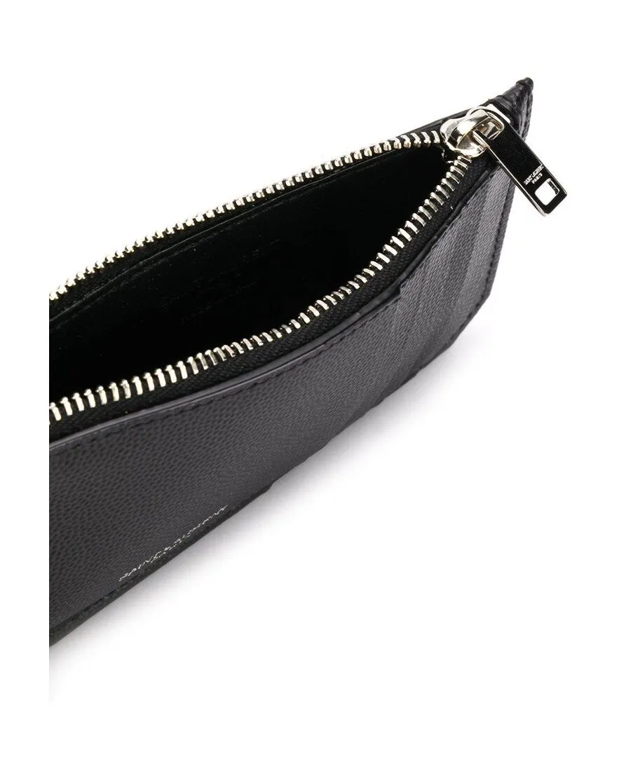 Saint Laurent Fragment Zipped Card Case