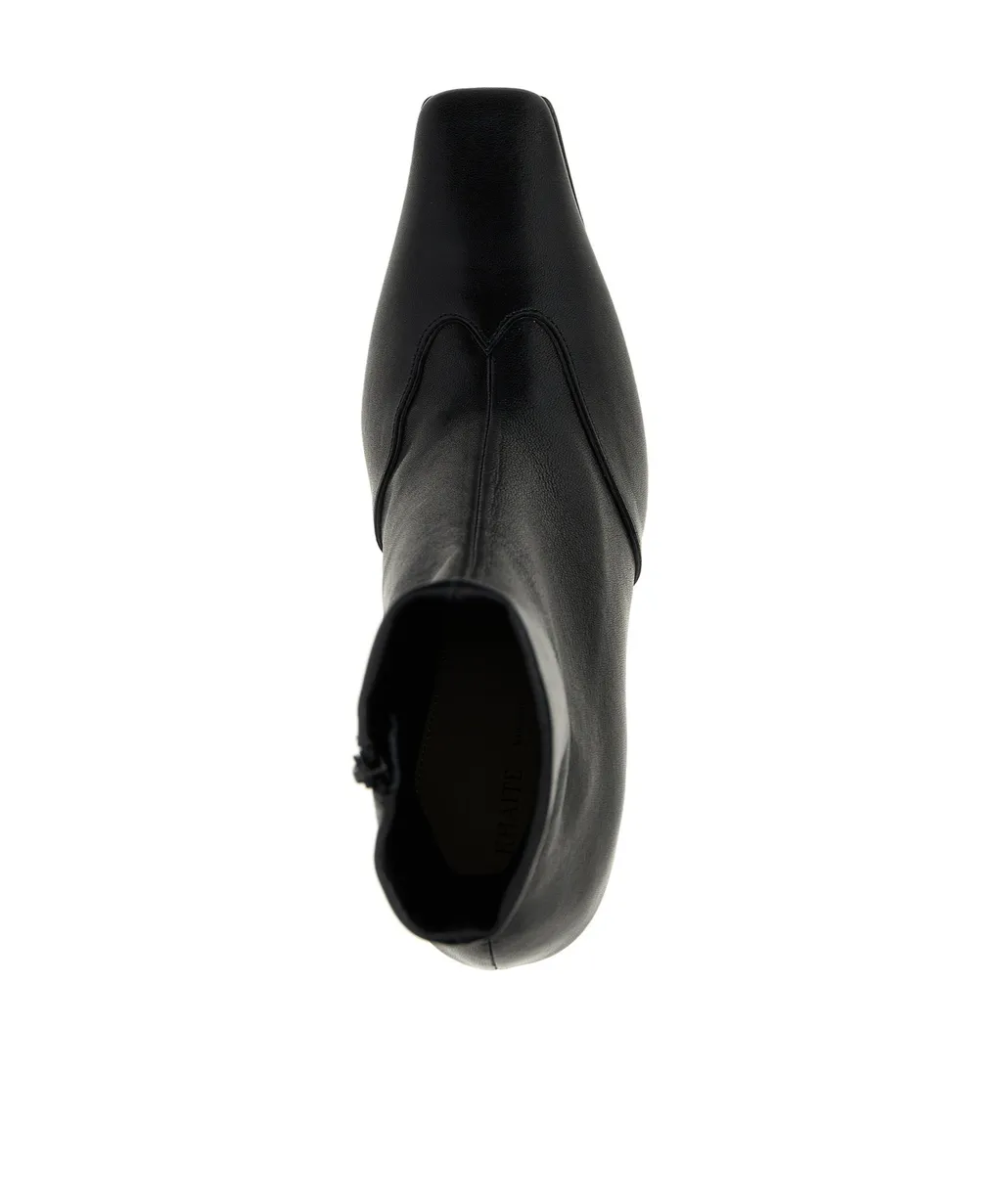 Khaite Nevada Square-Toe Ankle Boots