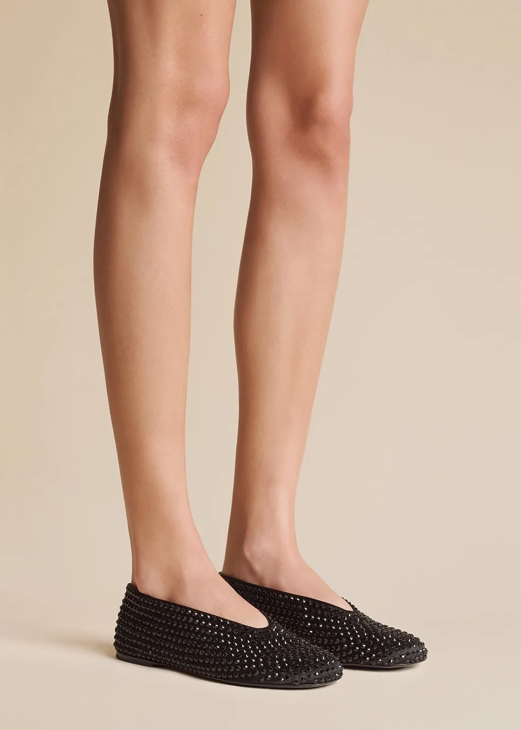Crystal Inlaid Ballet Shoes