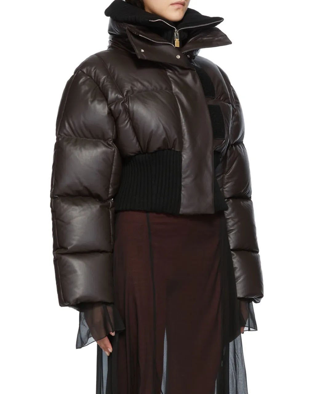 Short Quilted Down Jacket