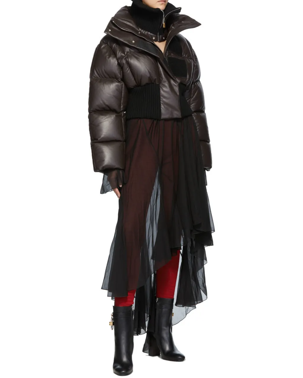 Short Quilted Down Jacket