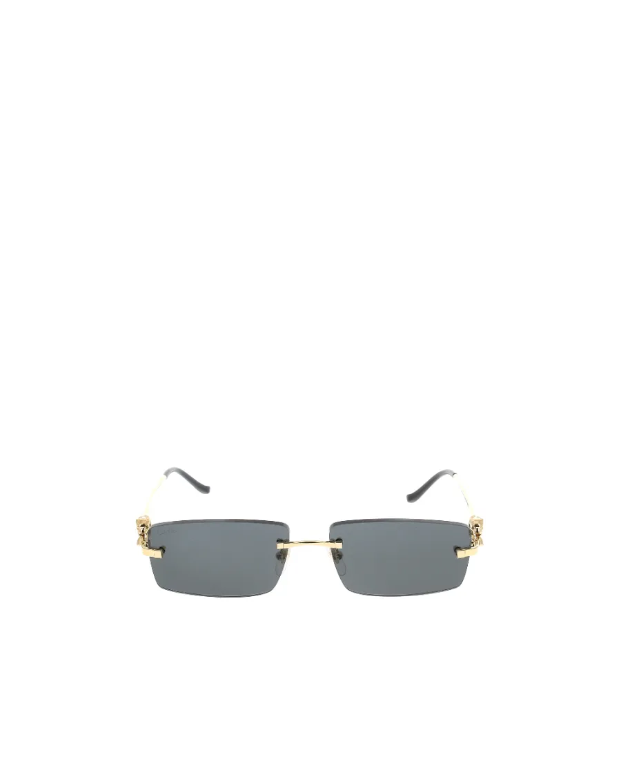 Cartier Rectangular Frame Sunglasses