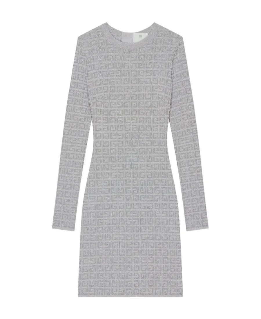 Givenchy 4G Monogram Long-Sleeved Dress