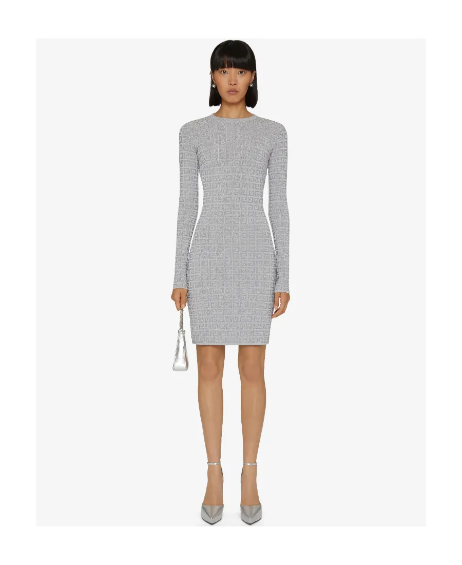 Givenchy 4G Monogram Long-Sleeved Dress
