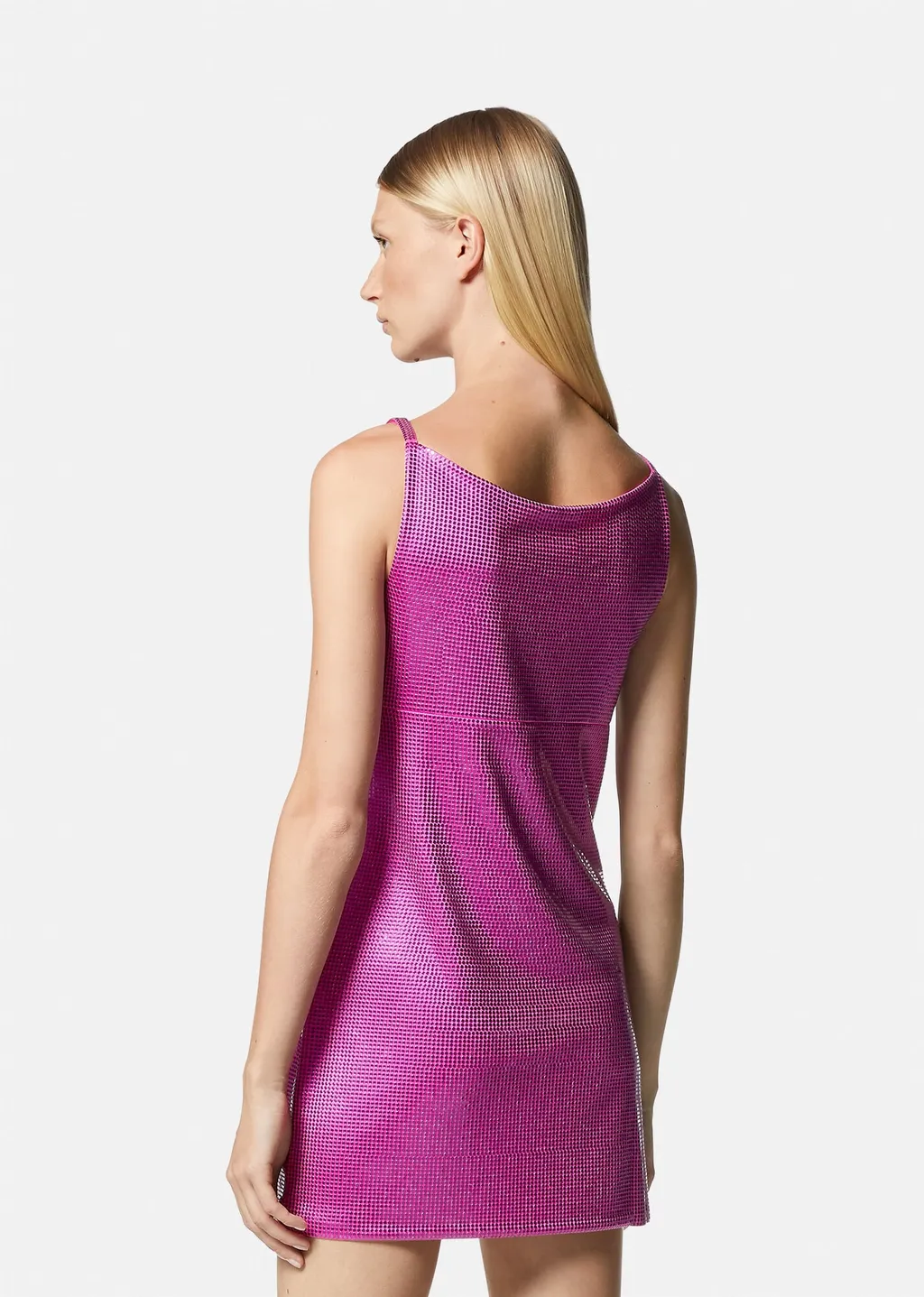 Disc-Embellishment Mini Dress