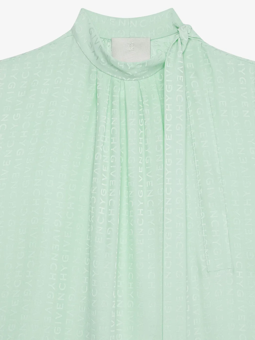 Givenchy Top In Silk With Lavalliere