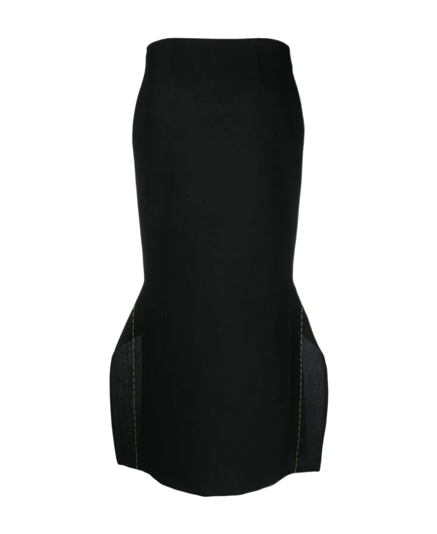 The Row Patillon Flared-Hem Skirt