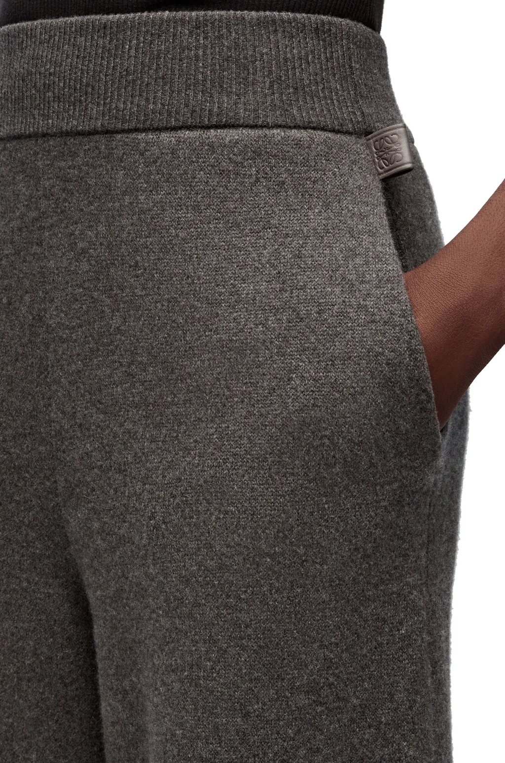 Cropped Trousers In Cashmere